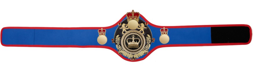 QUEENSBURY PRO LEATHER BLACK CHAMPION CROWN CHAMPIONSHIP BELT QUEEN/B/G/BLKGEM - AVAILABLE IN 10+ COLOURS